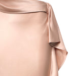 Gonna longuette asimmetrica in satin 106638 A1Y5Q35 PINKO 