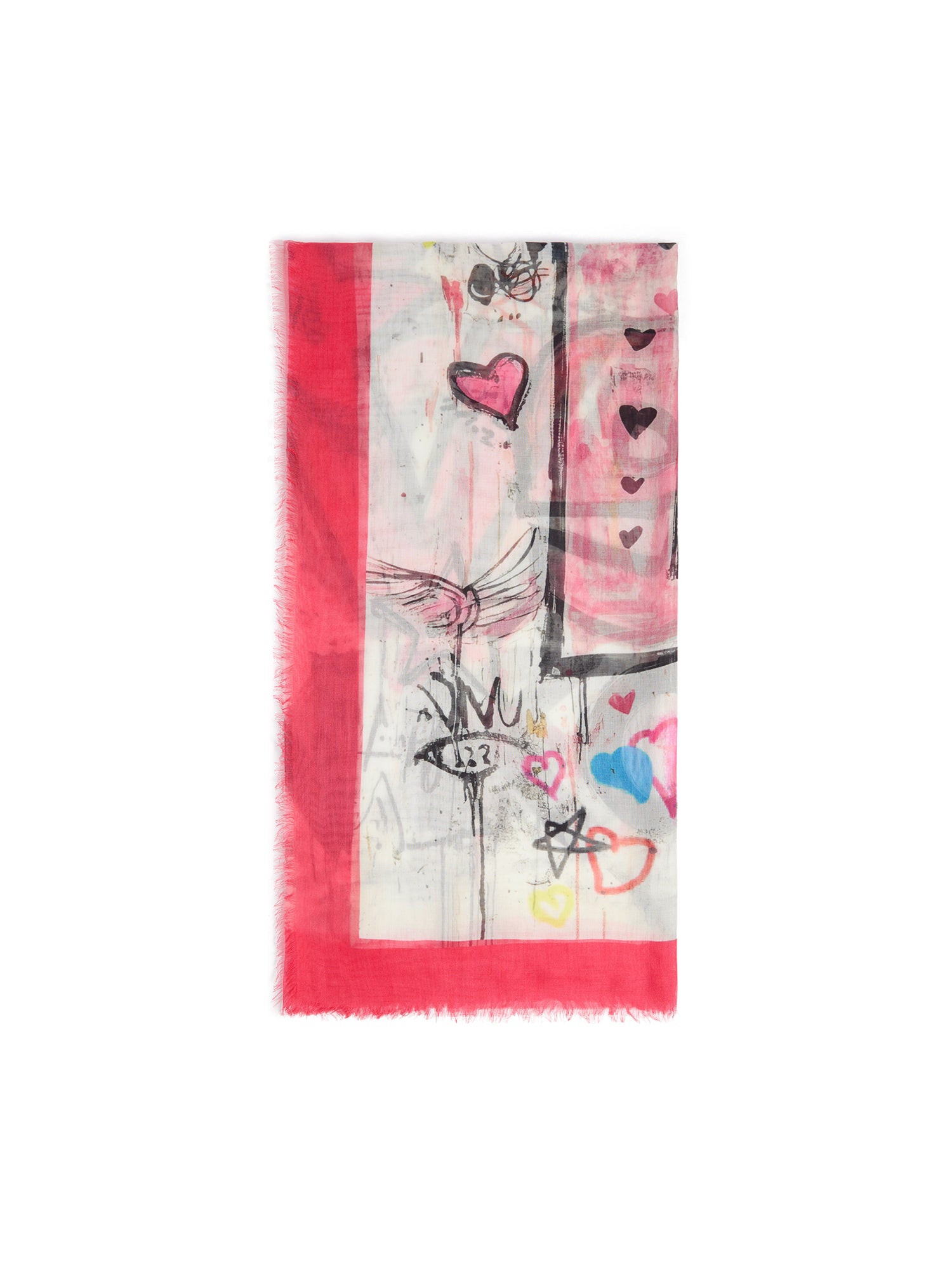 Foulard con stampa 106657 A38JNZ4 PINKO 