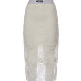Gonna midi in pizzo con spacchetti 106664 A381Z05 PINKO 