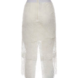 Gonna midi in pizzo con spacchetti 106664 A381Z05 PINKO 