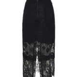 Gonna midi in pizzo con spacchetti 106664 A381Z99 PINKO 