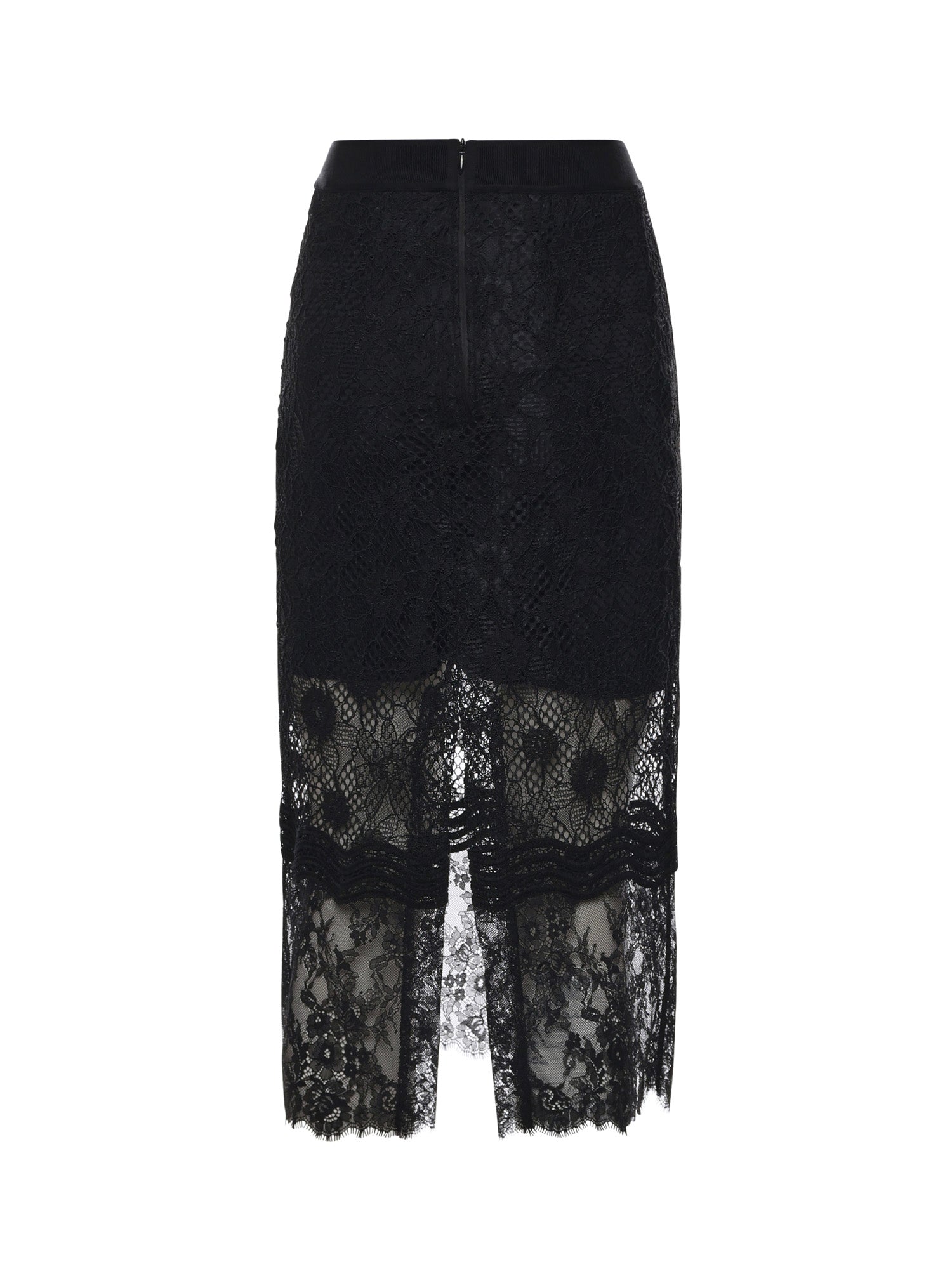 Gonna midi in pizzo con spacchetti 106664 A381Z99 PINKO 