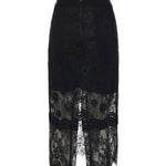 Gonna midi in pizzo con spacchetti 106664 A381Z99 PINKO 