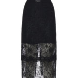 Gonna midi in pizzo con spacchetti 106664 A381Z99 PINKO 