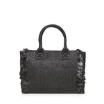 Borsa shopper media Beach in rafia con logo e nappine 106673 A39YZ99Q PINKO 