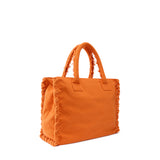Borsa shopper Beach in canvas con logo 106673 A3A4A76 PINKO 