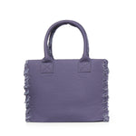 Borsa shopper Beach in canvas con logo 106673 A3A4J05 PINKO 