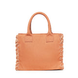 Borsa shopper Beach in canvas con logo 106673 A3A4L08 PINKO 
