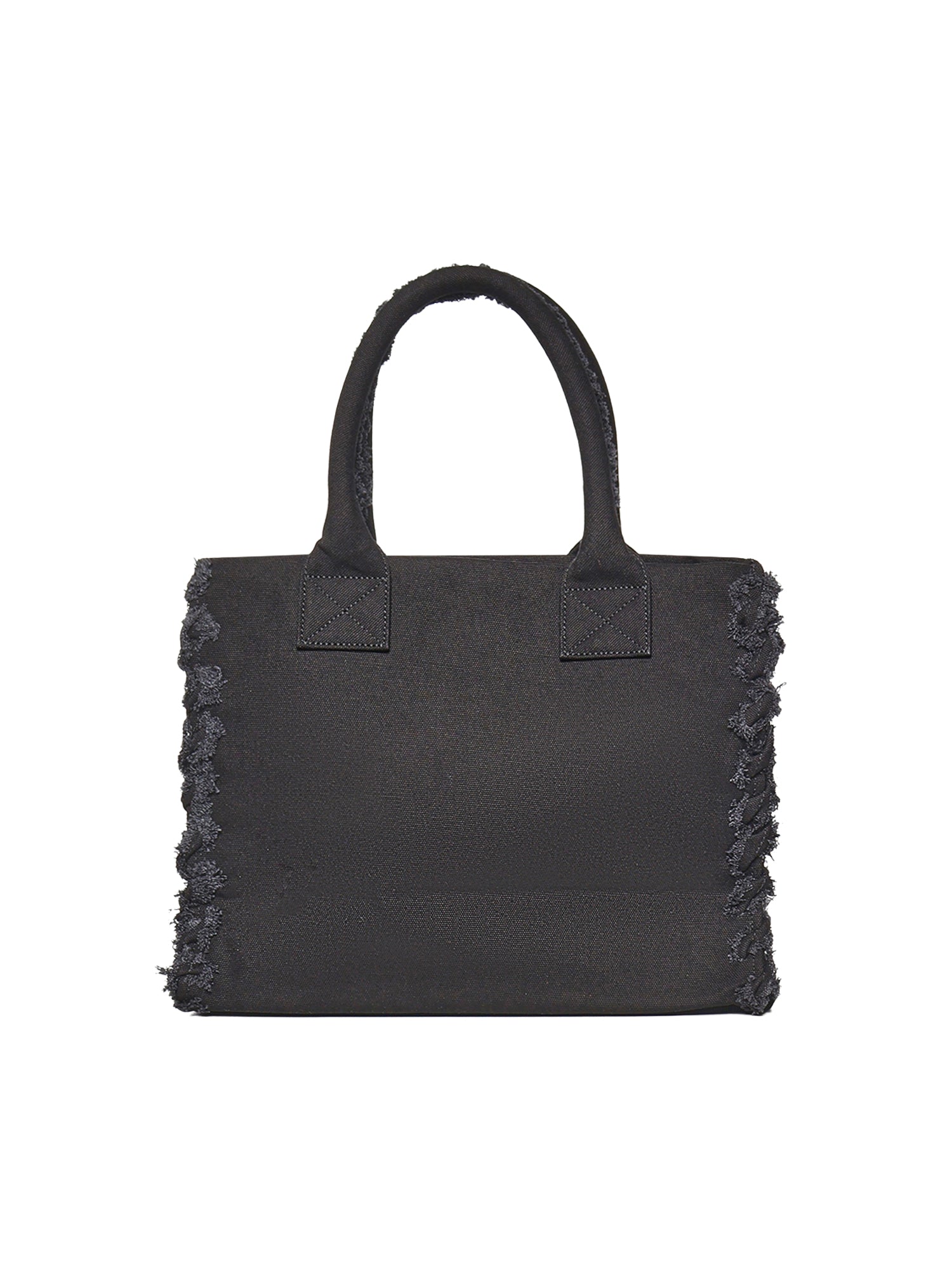 Borsa shopper Beach in canvas con logo 106673 A3A4Z99 PINKO 