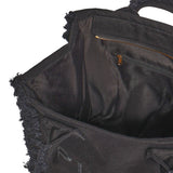 Borsa shopper Beach in canvas con logo 106673 A3A4Z99 PINKO 
