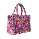 Borsa shopper in cotone con logo 106673 A3B5YA2Q PINKO 