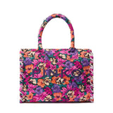 Borsa shopper in cotone con logo 106673 A3B5YA2Q PINKO 
