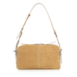 Borsa a spalla media Keeper Bag in suede 106676 A0F6L22O PINKO 