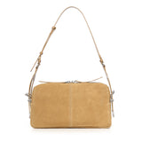 Borsa a spalla media Keeper Bag in suede 106676 A0F6L22O PINKO 