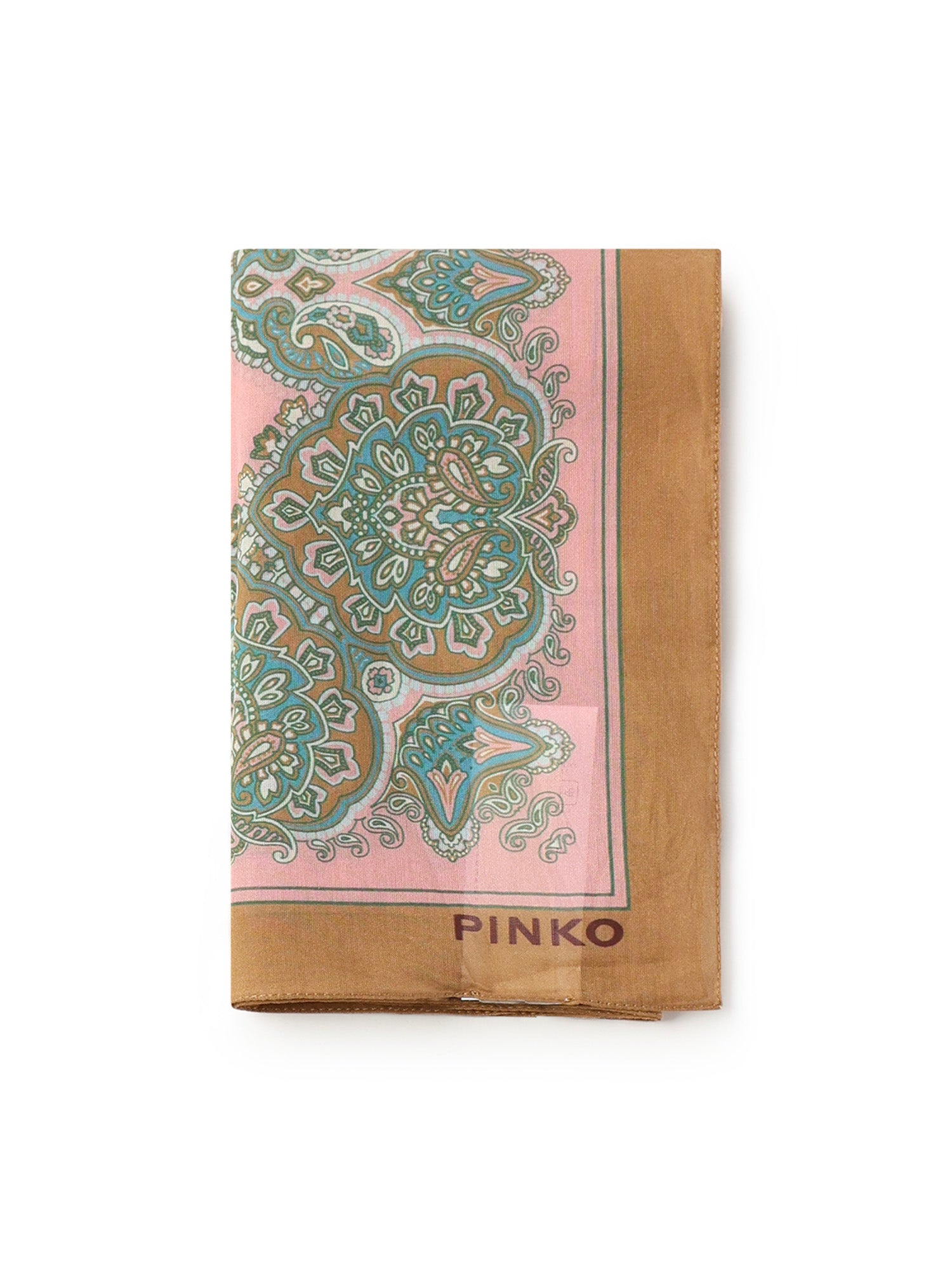 Foulard in cotone con logo 106688 A39INL4 PINKO 