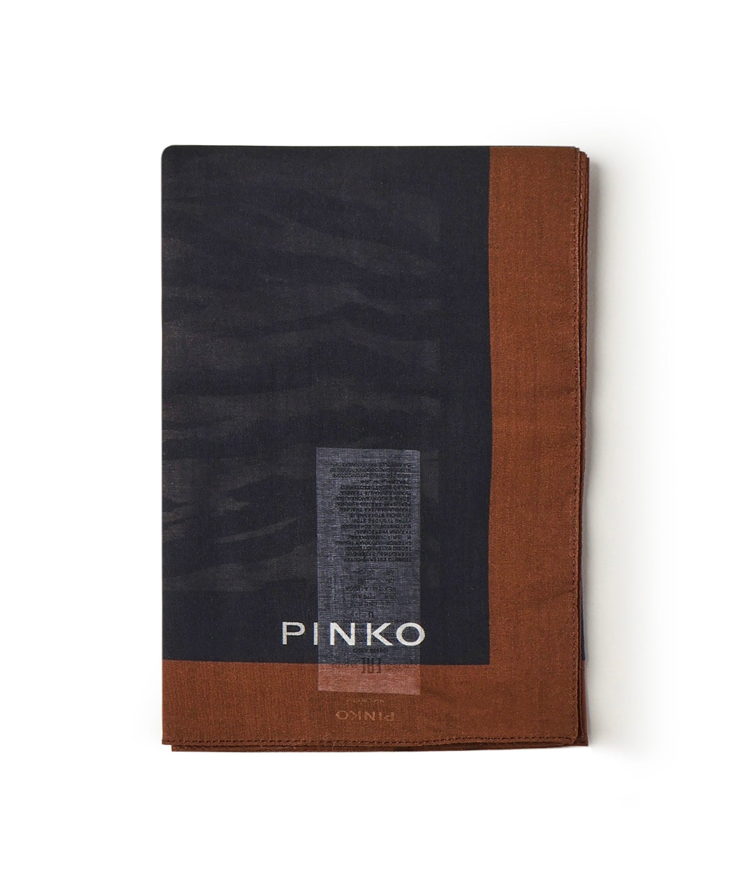 Foulard in cotone con logo 106688 A39OLZ5 PINKO 