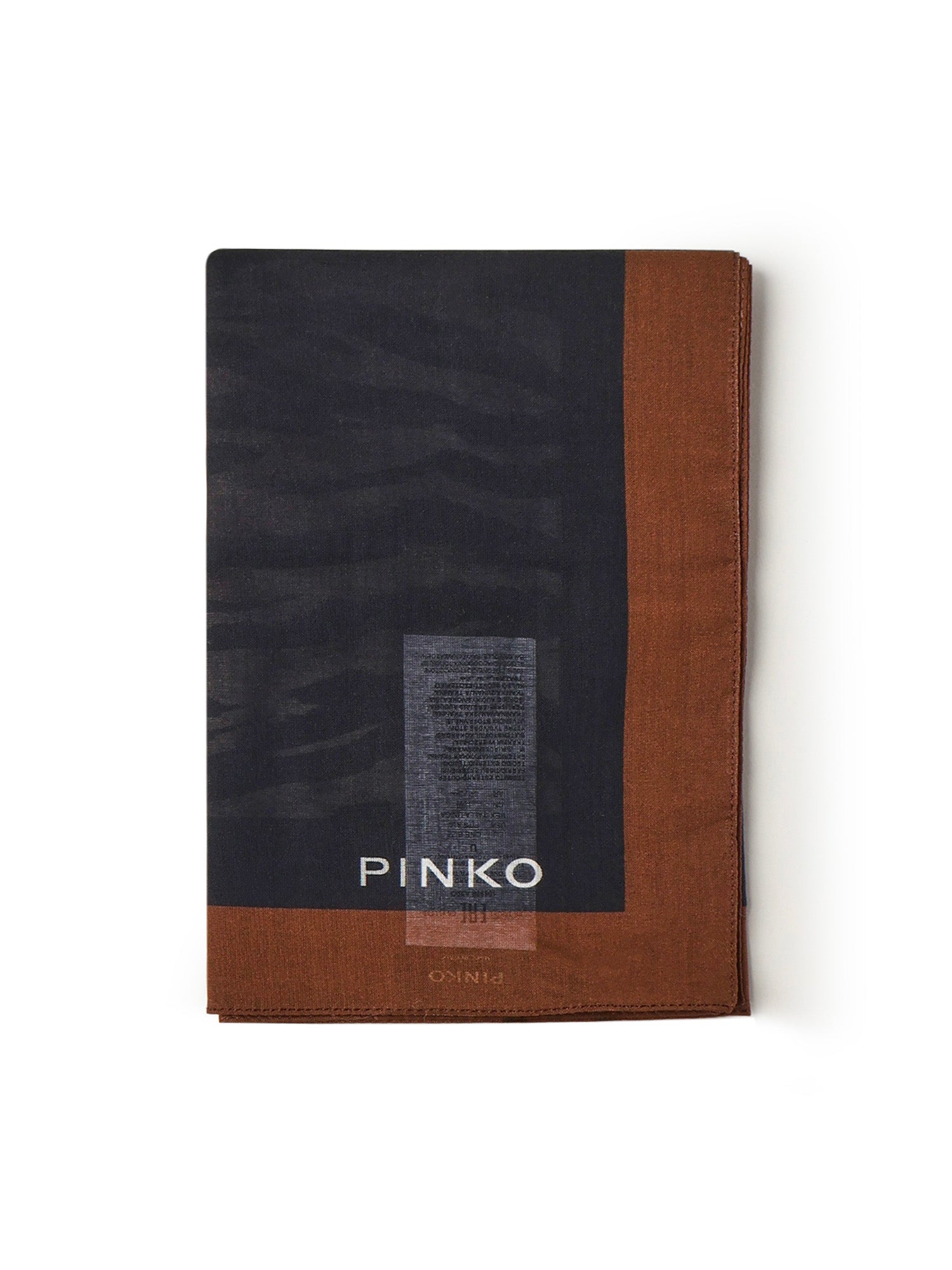 Foulard in cotone con logo 106688 A39OLZ5 PINKO 