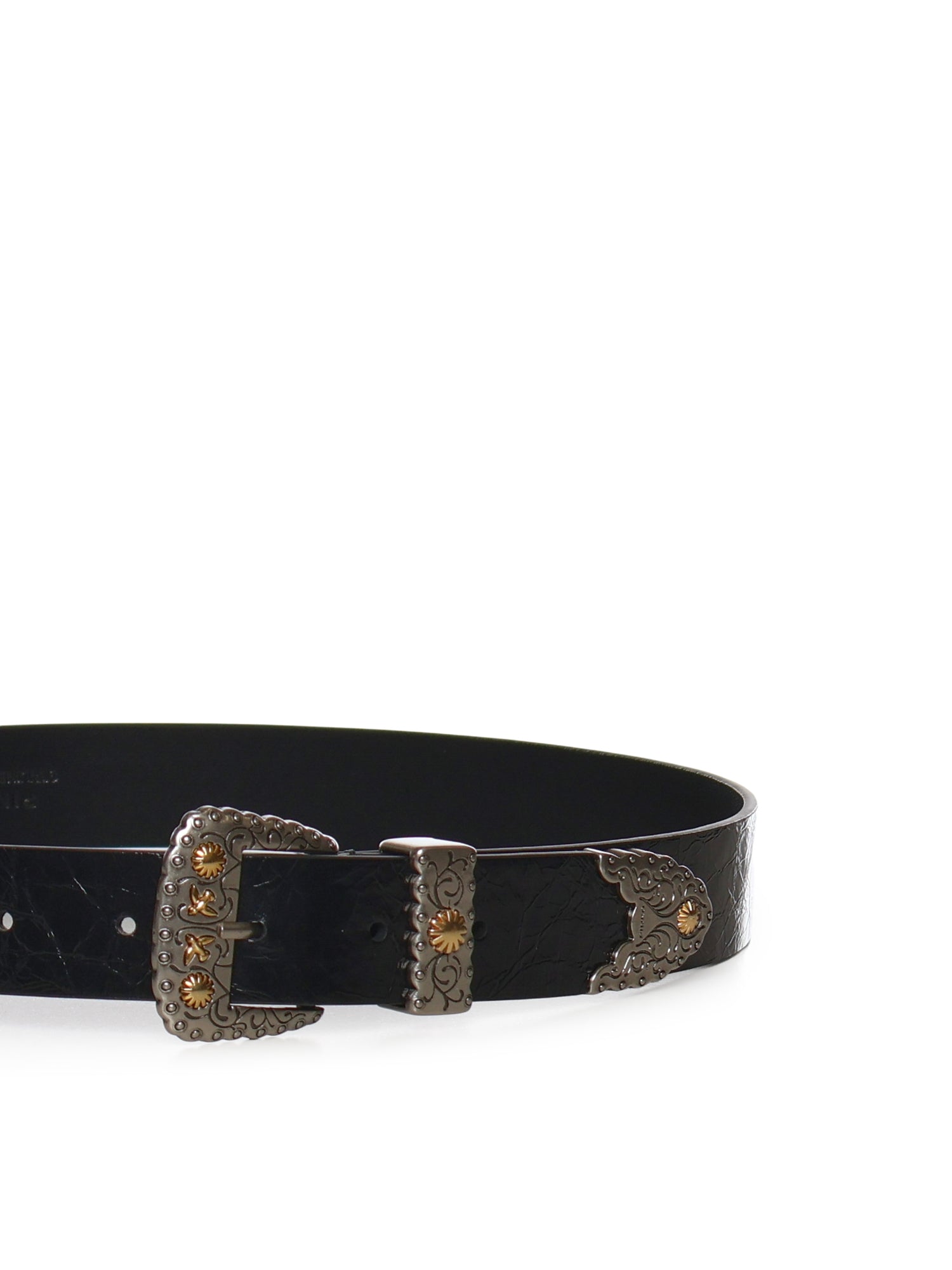 Cintura in pelle shiny con finiture metalliche 106692 A315Z99O PINKO 