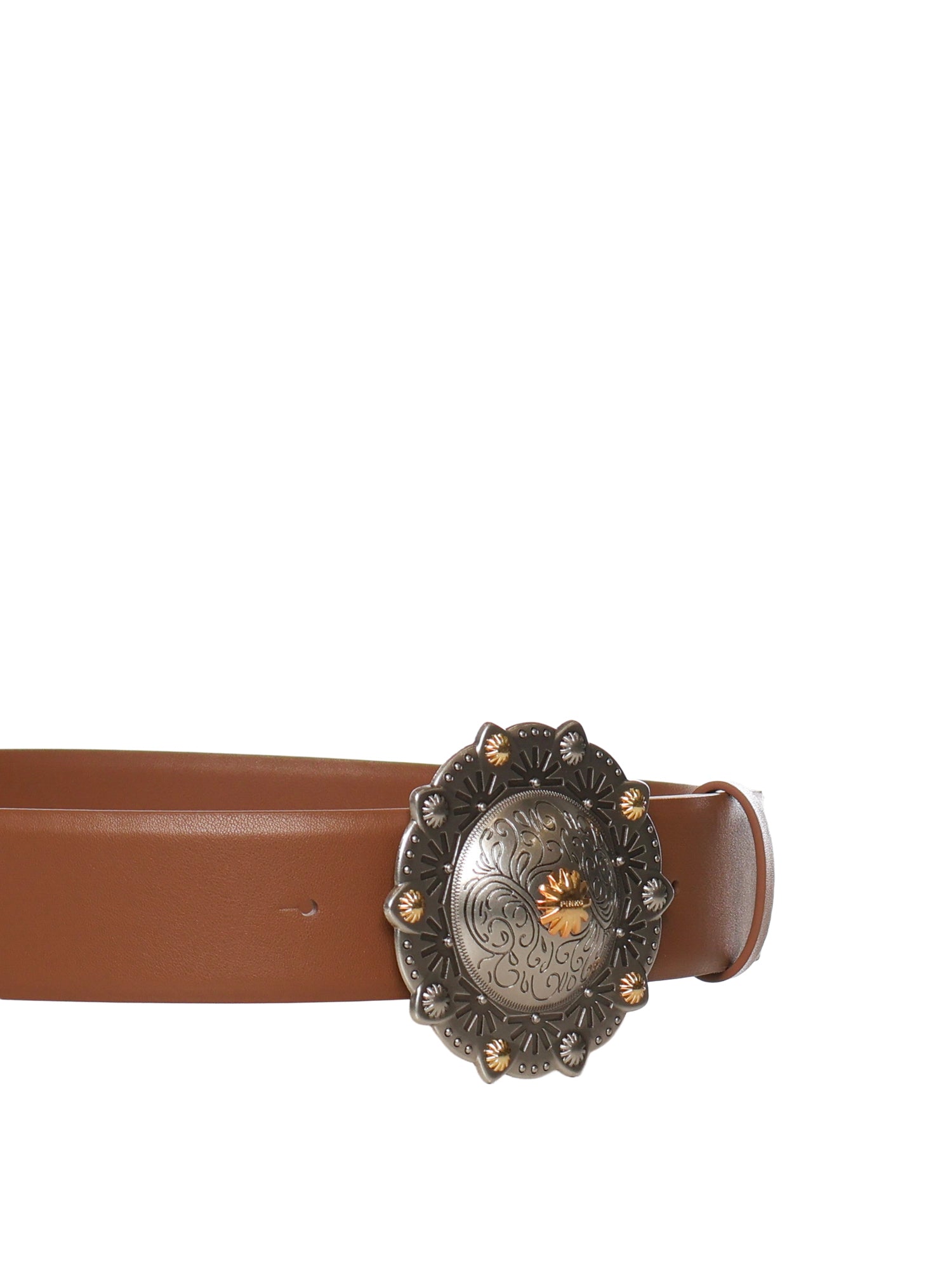 Cintura in pelle con medaglione gioiello 106713 A0F1L17O PINKO 