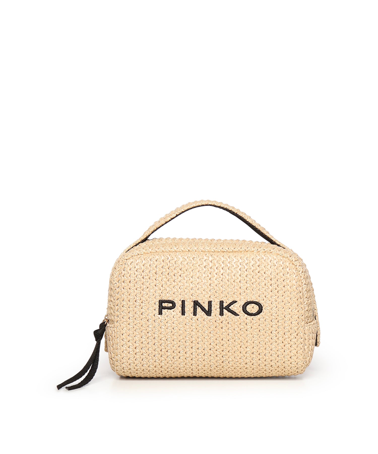 Trousse in rafia con logo 106717 A39YHZ3Q PINKO 