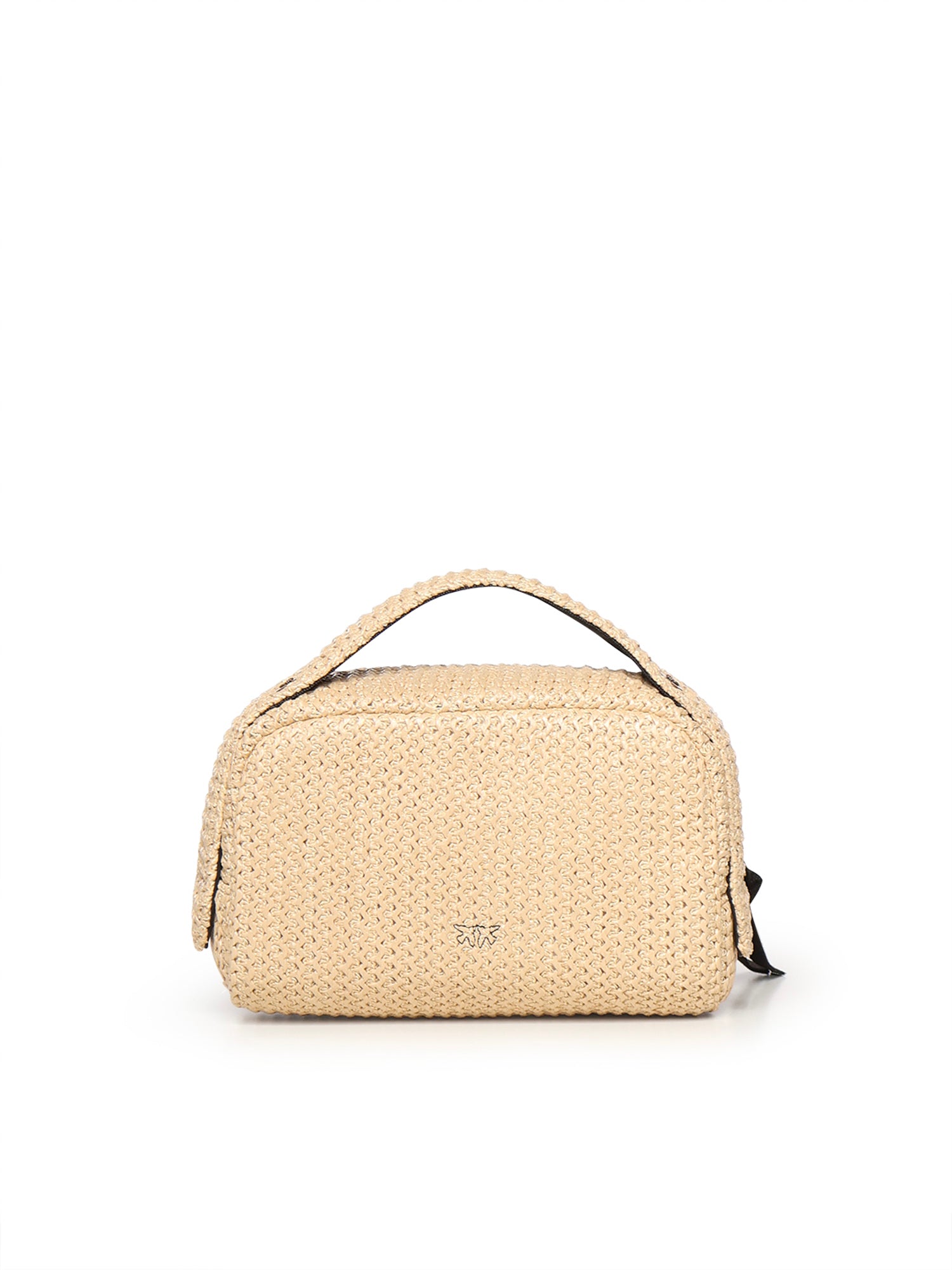 Trousse in rafia con logo 106717 A39YHZ3Q PINKO 