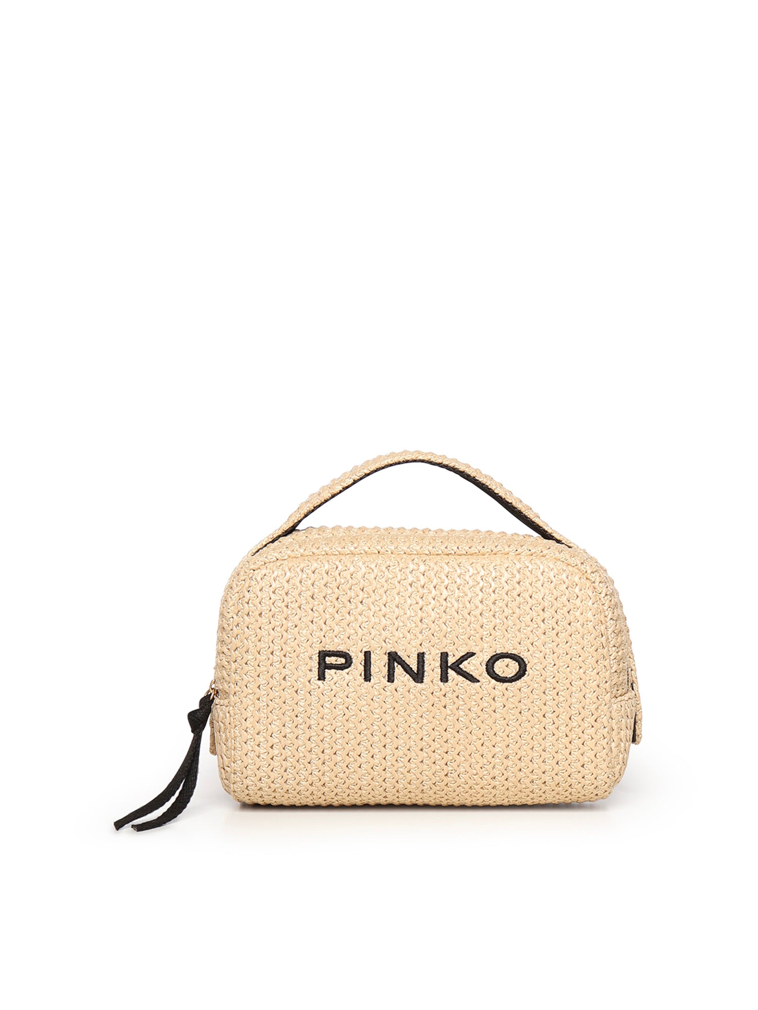 Trousse in rafia con logo 106717 A39YHZ3Q PINKO 