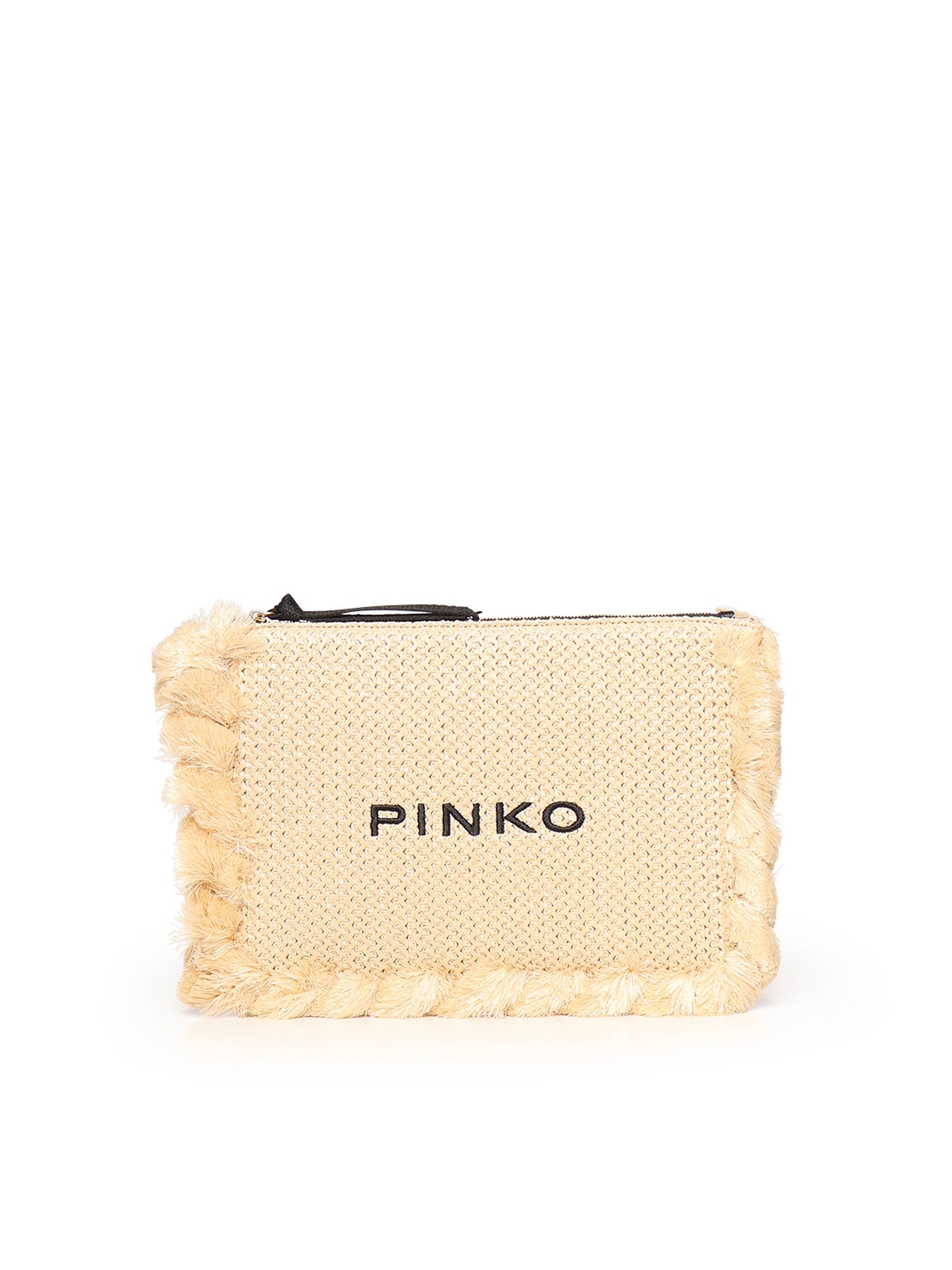Bustina in rafia con logo 106718 A39YHZ3Q PINKO 