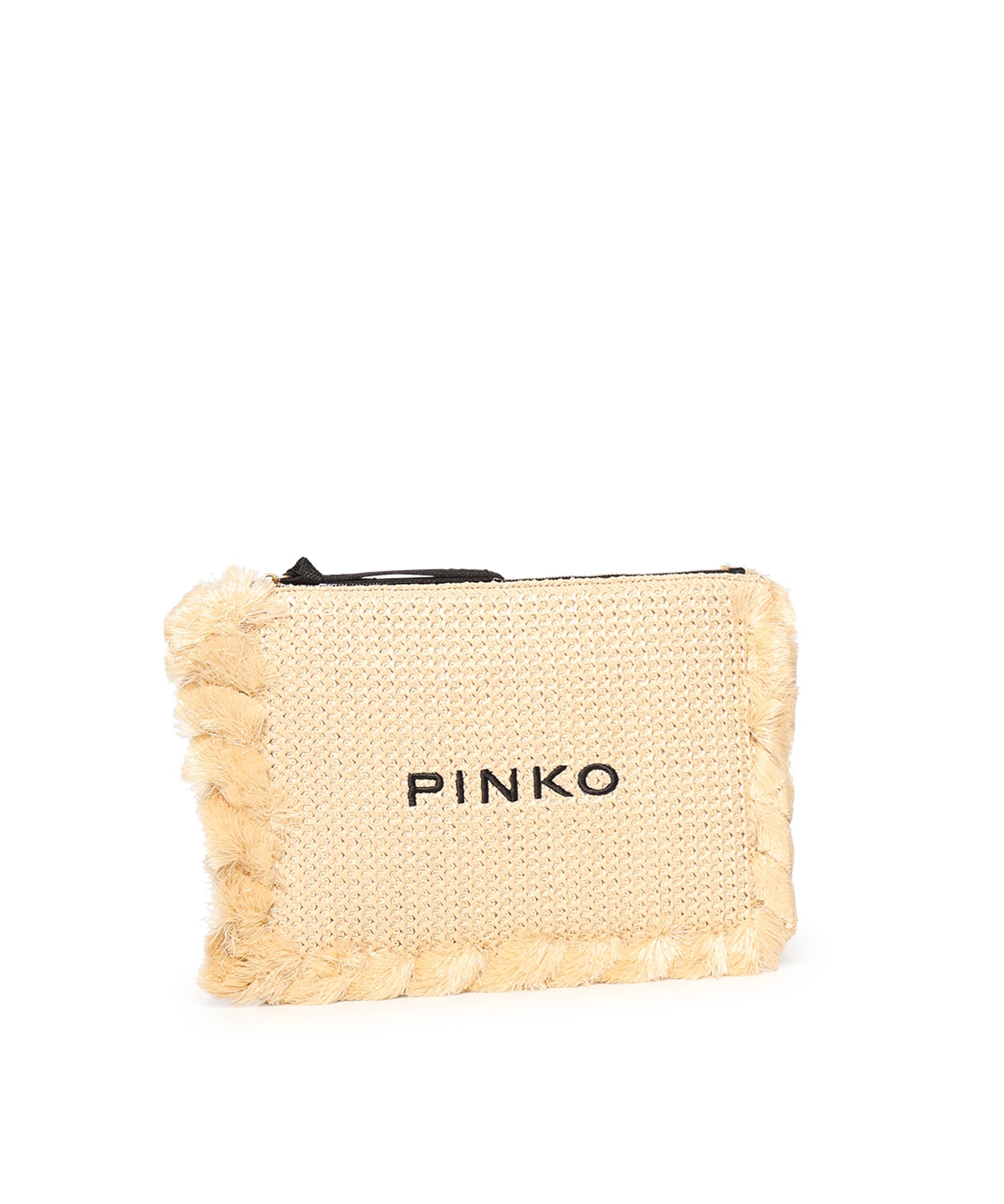 Bustina in rafia con logo 106718 A39YHZ3Q PINKO 