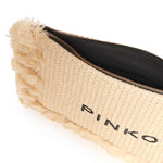 Bustina in rafia con logo 106718 A39YHZ3Q PINKO 