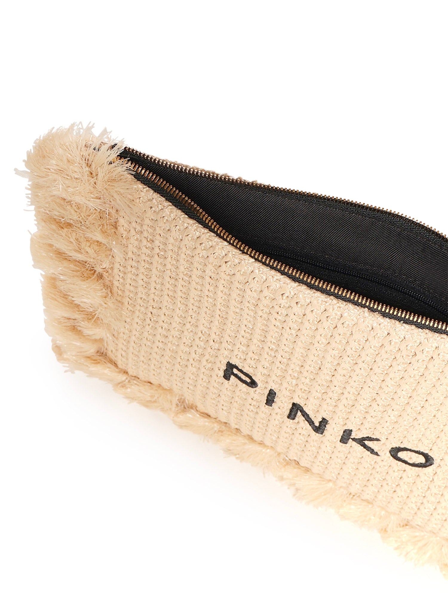 Bustina in rafia con logo 106718 A39YHZ3Q PINKO 