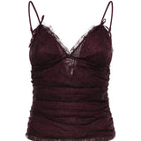 Top in pizzo floreale 106726 A378R57 PINKO 