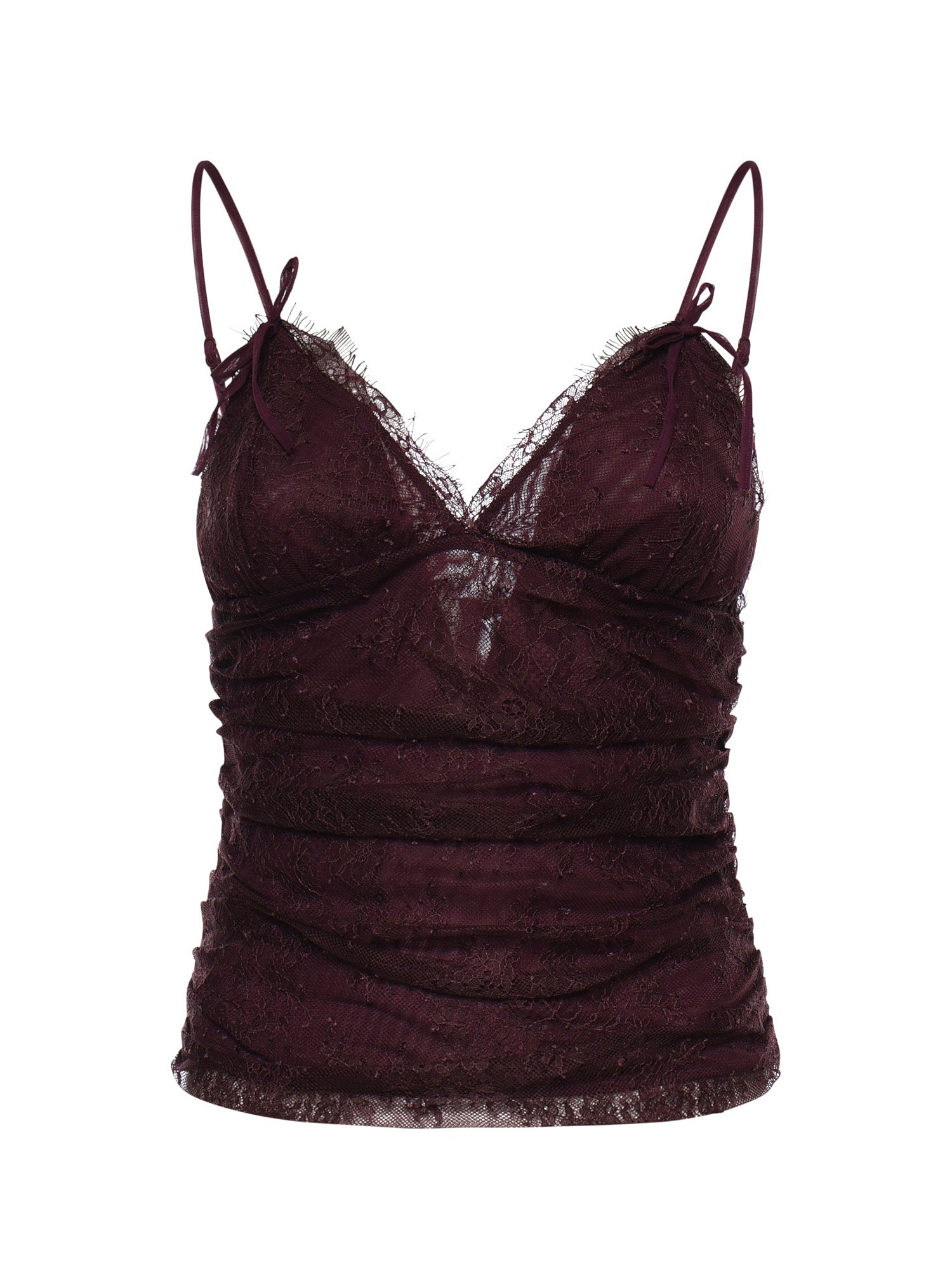 Top in pizzo floreale 106726 A378R57 PINKO 