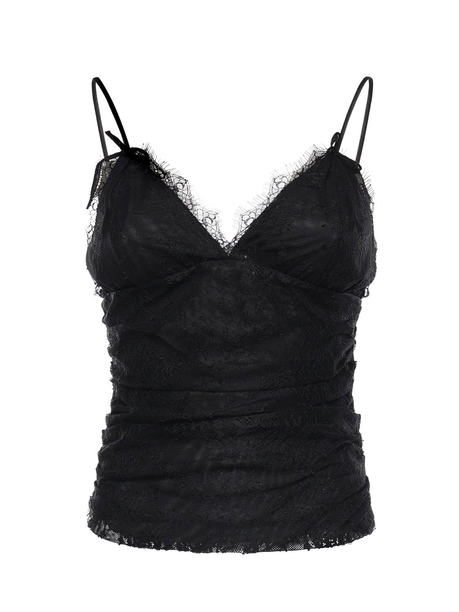 Top in pizzo floreale 106726 A378Z99 PINKO 