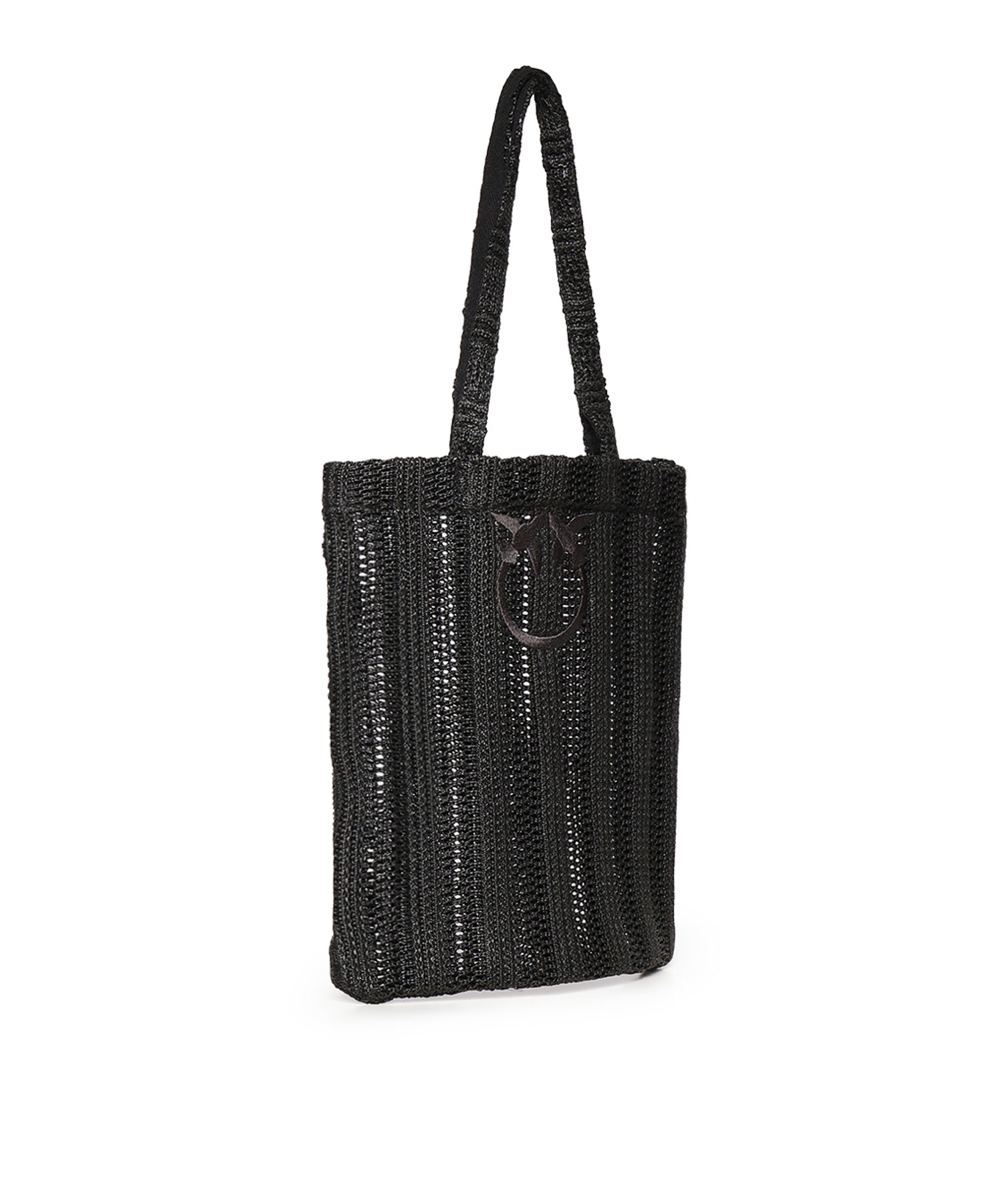 Borsa shopper media Easy Tote Bag in rafia 106728 A39YZ99 PINKO 