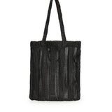 Borsa shopper media Easy Tote Bag in rafia 106728 A39YZ99 PINKO 