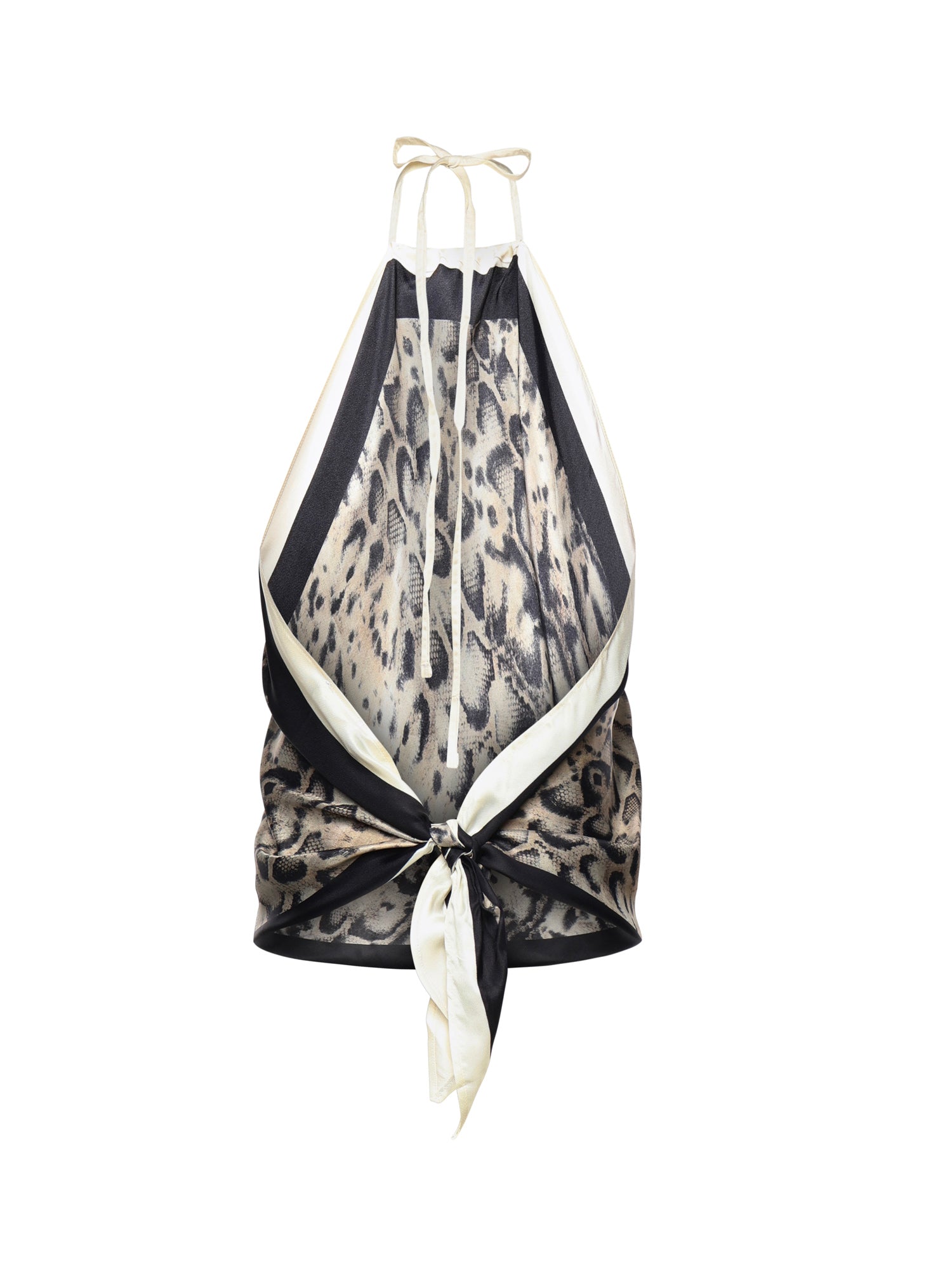 Top Synchro in twill di viscosa e seta 106732 A38HCZ5 PINKO 