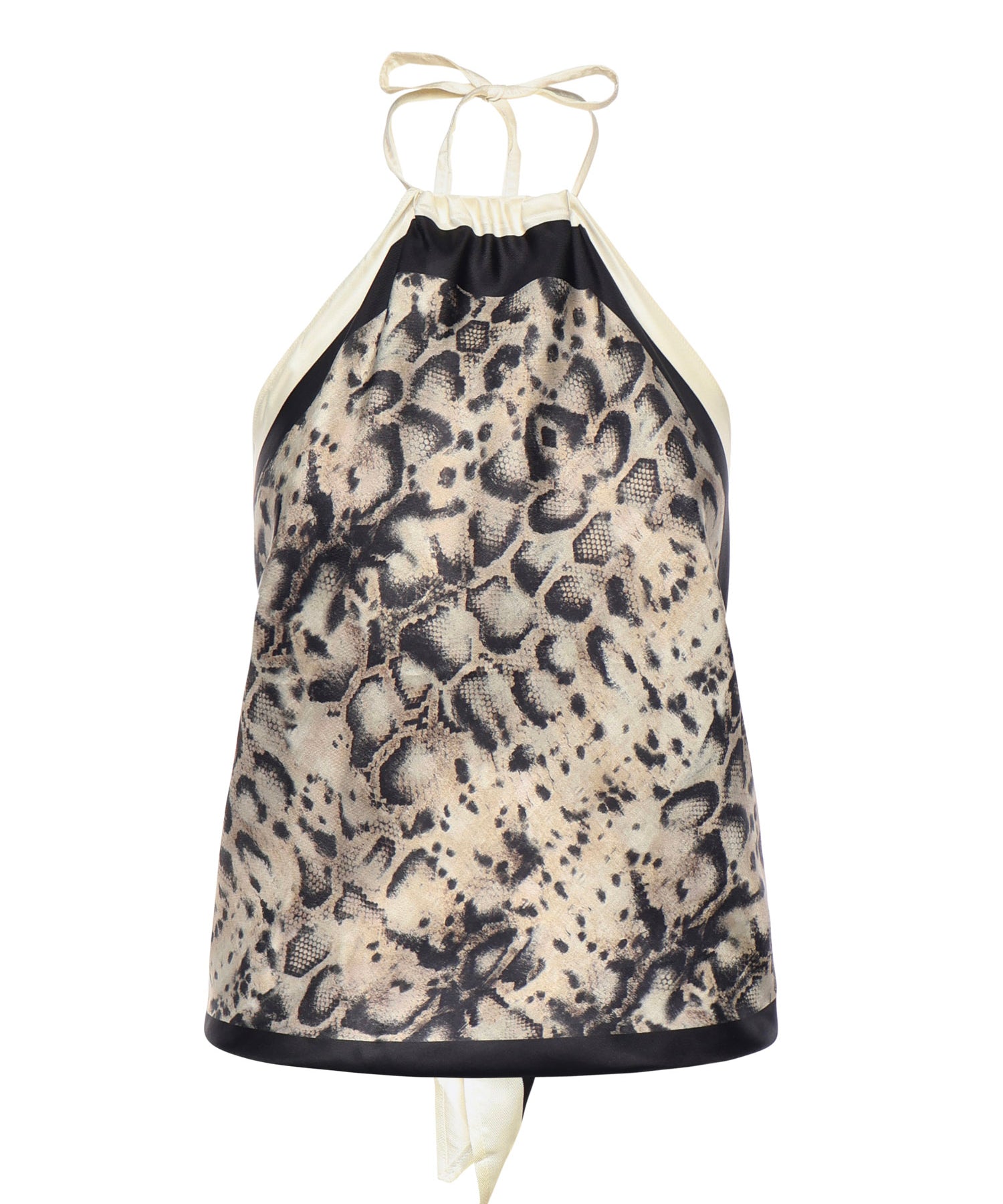 Top Synchro in twill di viscosa e seta 106732 A38HCZ5 PINKO 