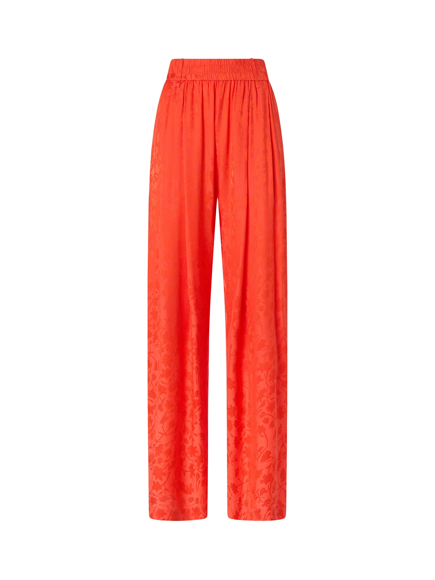 Pantaloni in jacquard floreale 106802 A3ANA99 PINKO 