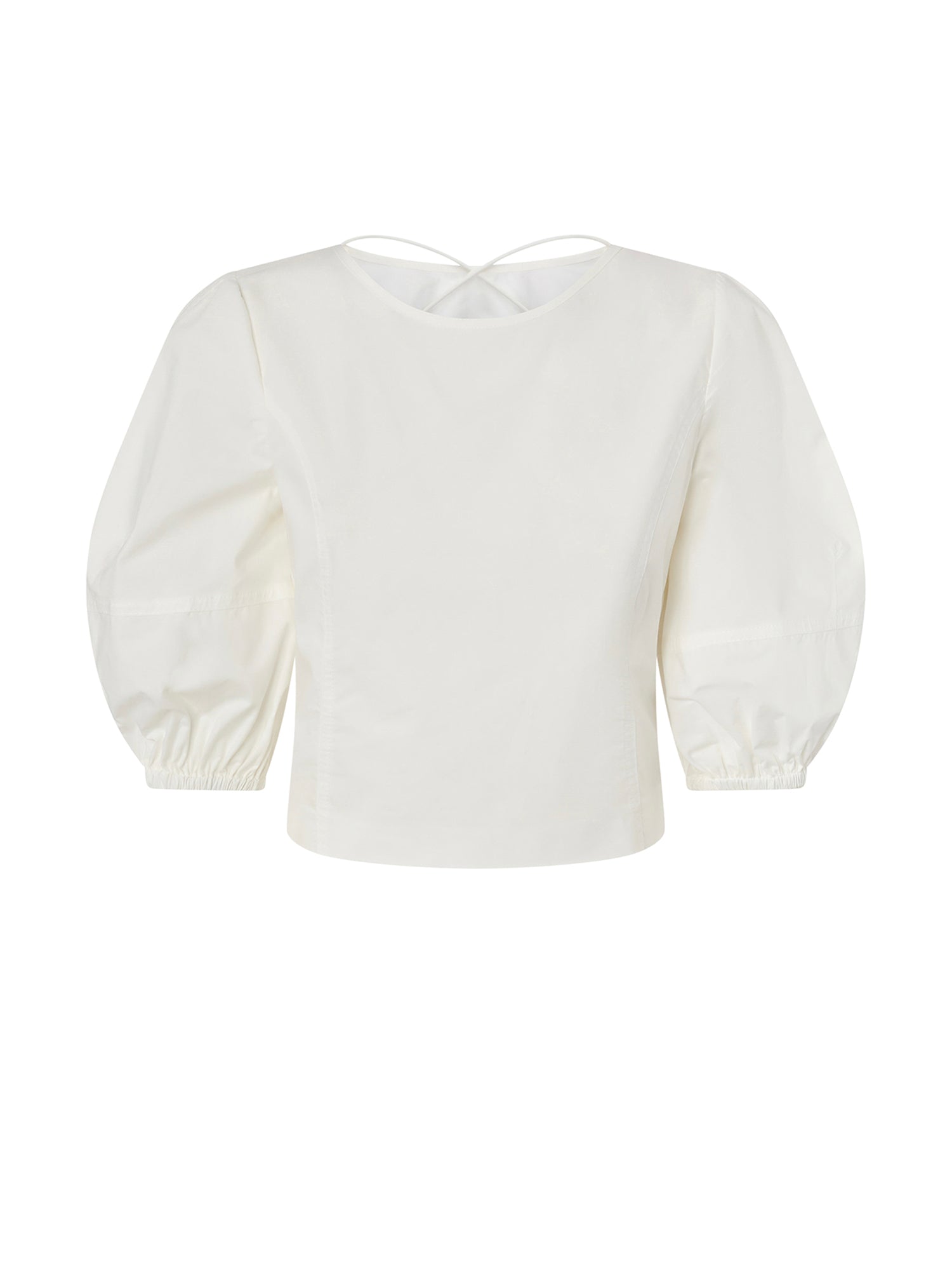 Blusa cropped con schiena scoperta 106829 A2LDZ05 PINKO 