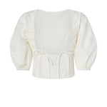 Blusa cropped con schiena scoperta 106829 A2LDZ05 PINKO 