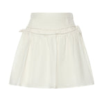 Gonna corta con arricci e coulisse 106830 A2LDZ05 PINKO 