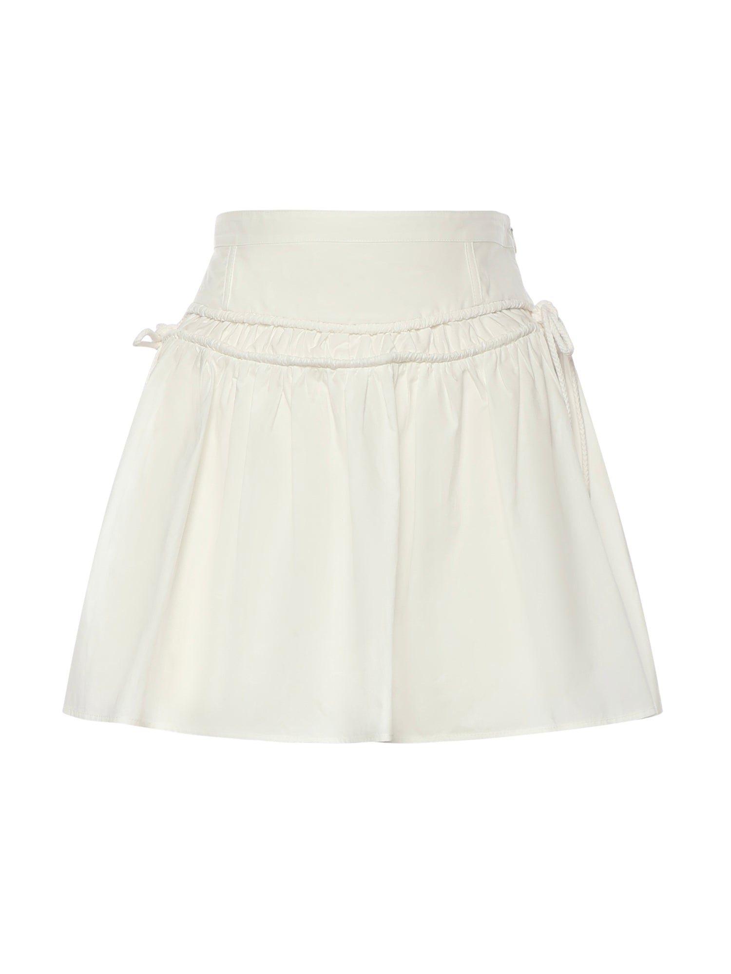 Gonna corta con arricci e coulisse 106830 A2LDZ05 PINKO 