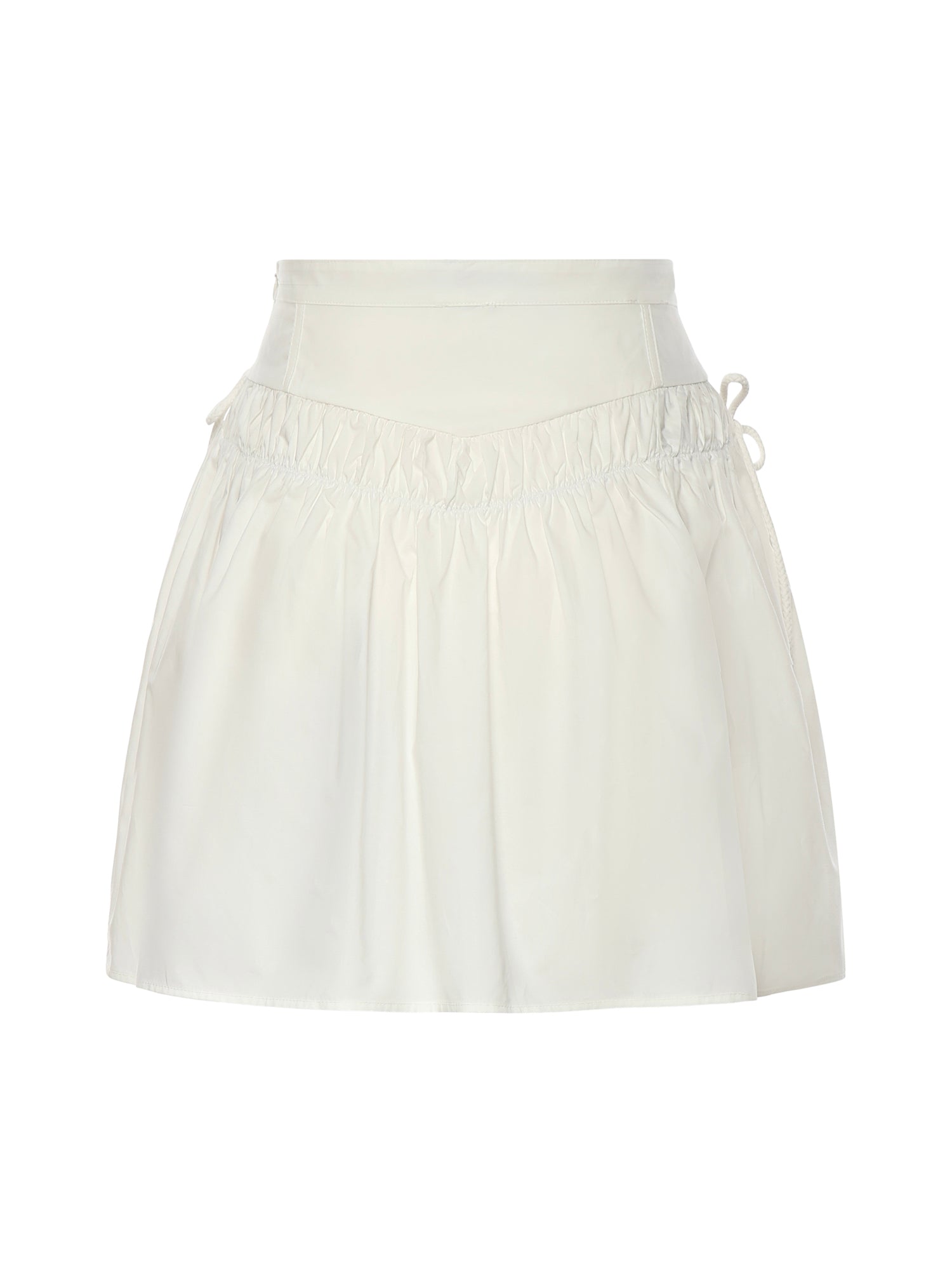 Gonna corta con arricci e coulisse 106830 A2LDZ05 PINKO 