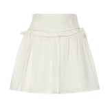 Gonna corta con arricci e coulisse 106830 A2LDZ05 PINKO 