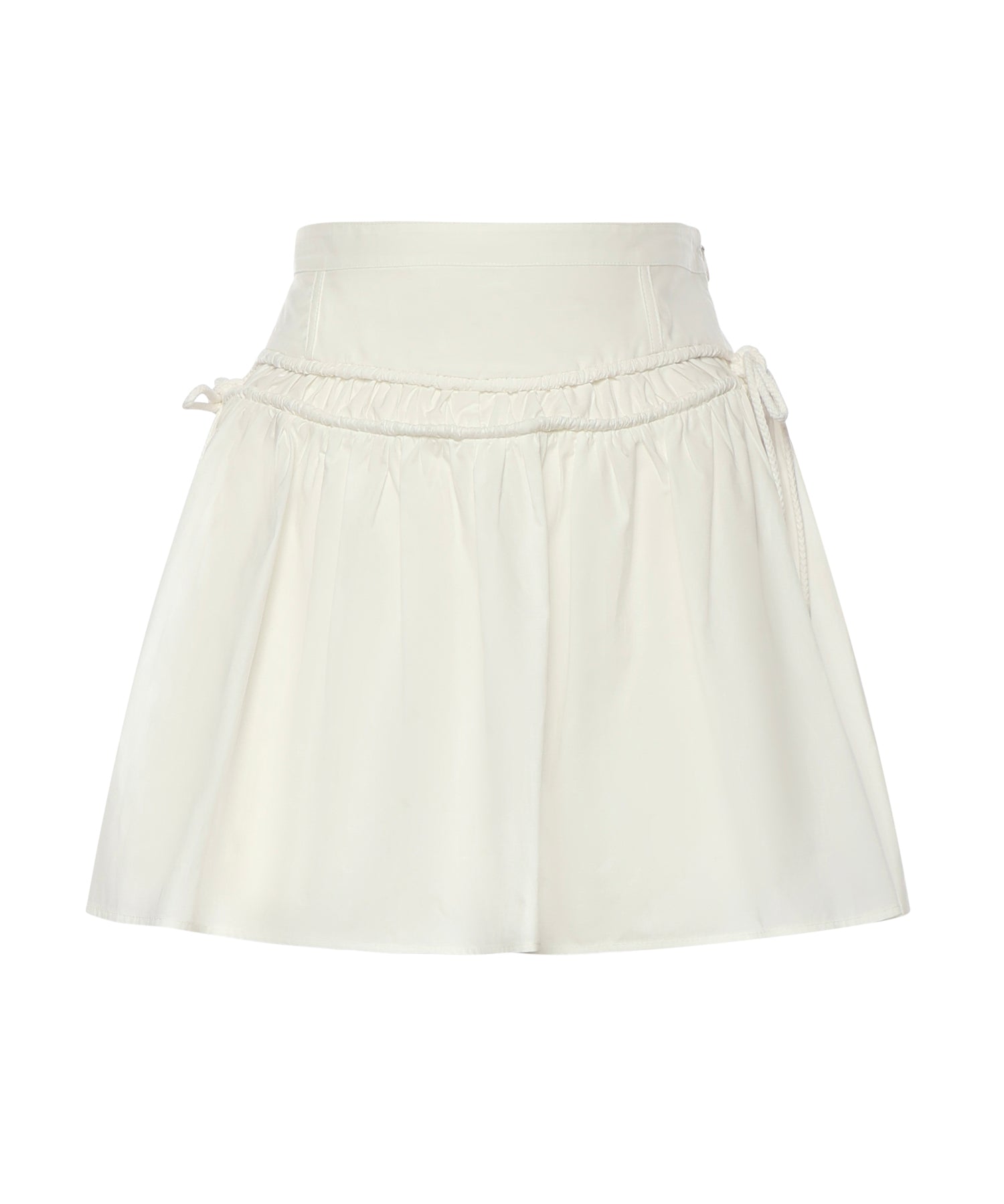 Gonna corta con arricci e coulisse 106830 A2LDZ05 PINKO 