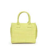 Borsa shopper piccola Beach in rafia con logo Love Birds 106832 A39YVV0 PINKO 