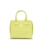 Borsa shopper piccola Beach in rafia con logo Love Birds 106832 A39YVV0 PINKO 