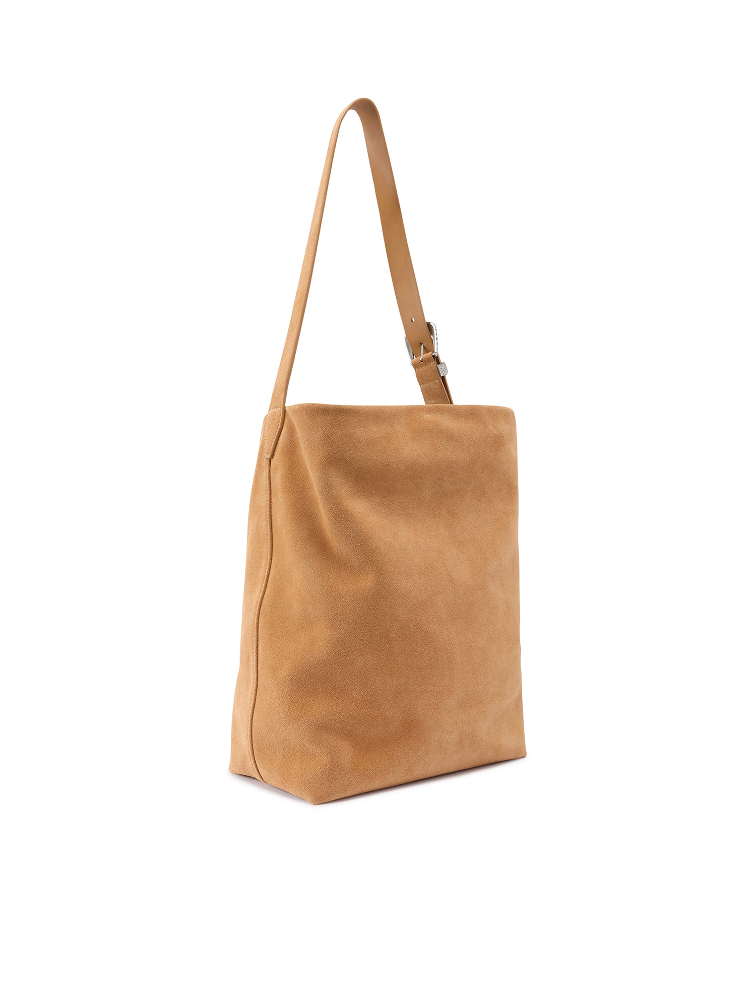 Borsa a tracolla grande Bucket Big in suede 106834 A0F6L08A PINKO 