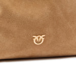 Borsa a tracolla grande Bucket Big in suede 106834 A0F6L08A PINKO 