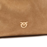 Borsa a tracolla grande Bucket Big in suede 106834 A0F6L08A PINKO 